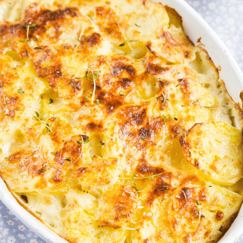 Dauphinoise Potatoes made with AVO Gratin Sauce