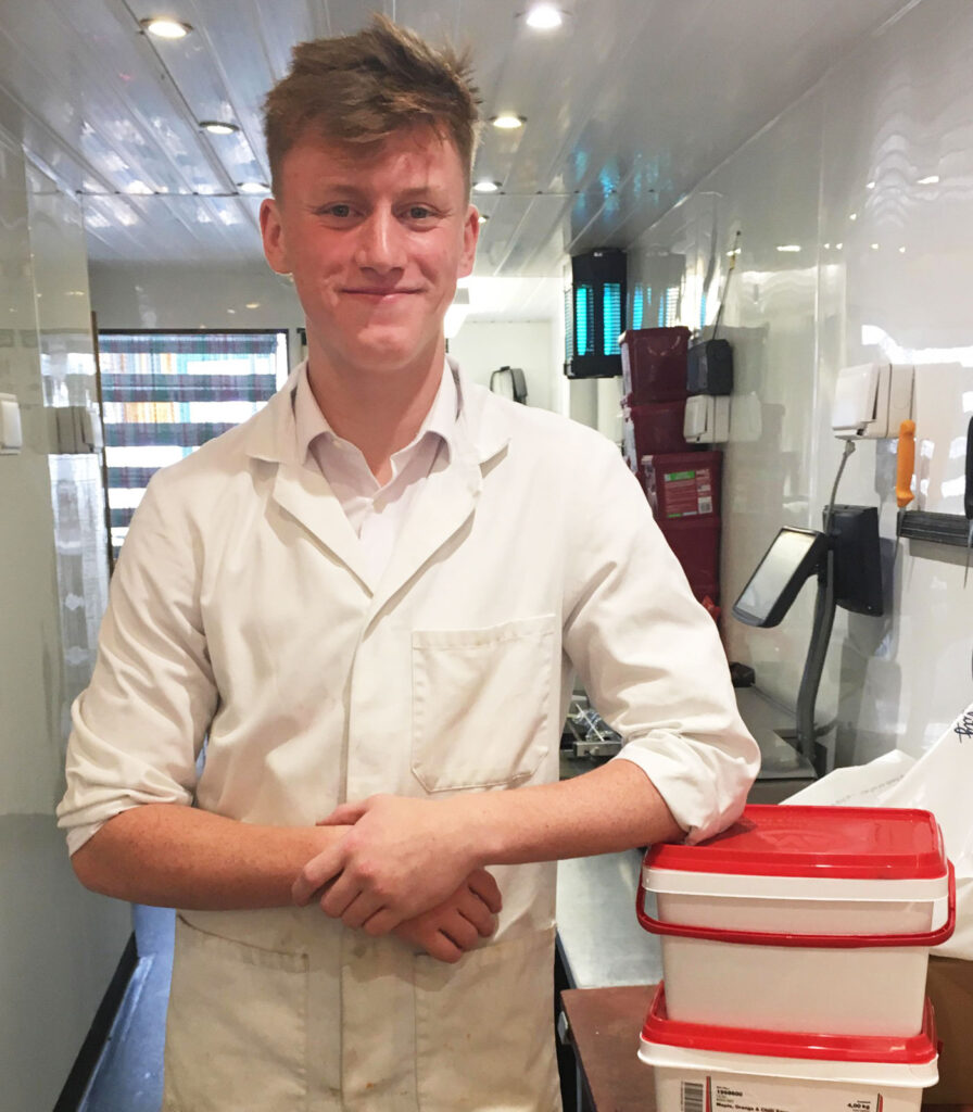 Jack, a new recruit who will be starting an apprenticeship at Williams and Son Wadebridge