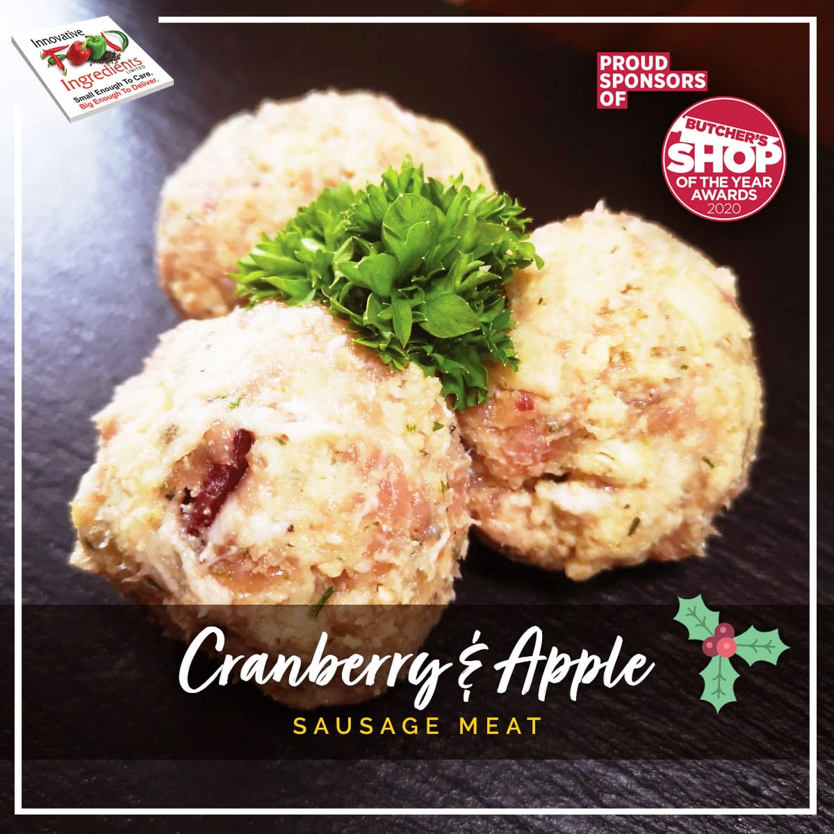 Cranberry & Apple Sausage Meat