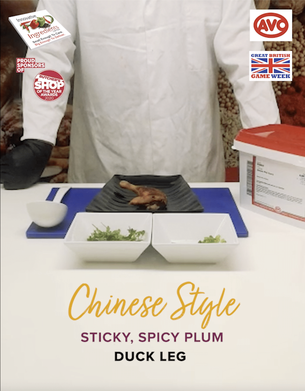 Chinese Style Sticky Spicy Plum Duck Leg