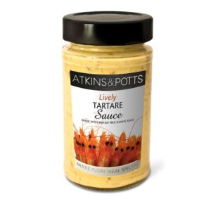 Previous pack design of Atkins & Potts Tartare Sauce