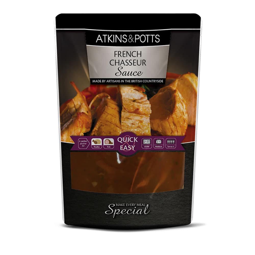 DINE IN with Atkins & Potts Chasseur Sauce Innovative Food Ingredients