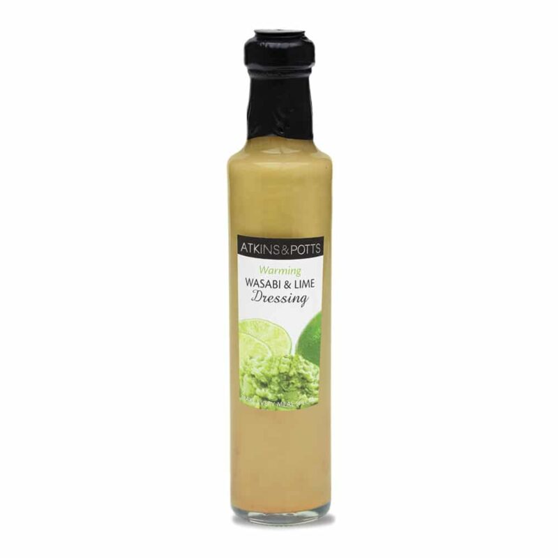 Previous pack design of Atkins & Potts Wasabi and Lime Dressing