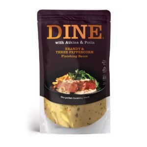 DINE IN with Atkins & Potts Brandy & Three Peppercorn Sauce