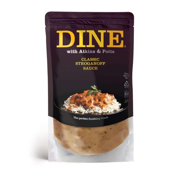 DINE IN with Atkins & Potts Stroganoff Sauce