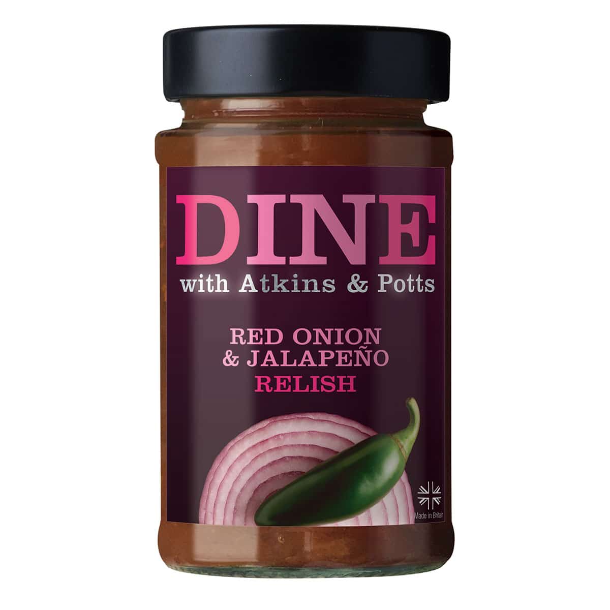 DINE IN with Atkins Potts Red Onion and Jalapeno Relish