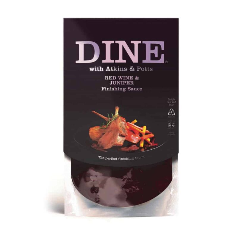 DINE IN with Atkins & Potts Red Wine & Juniper Sauce