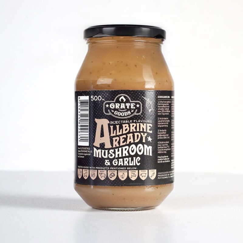 Grate Goods Premium AllBrine Ready Mushroom & Garlic