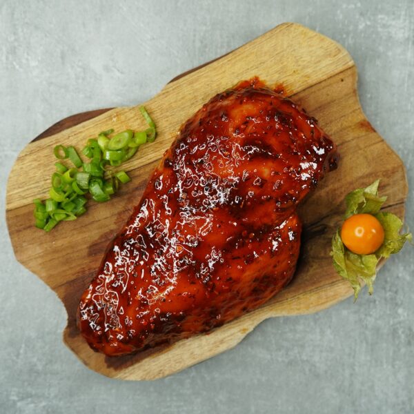 AVO Lafiness Spicy Chinese Butchers' Marinade on chicken breast