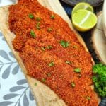 Jamaican Jerk Style Pork Schnitzel