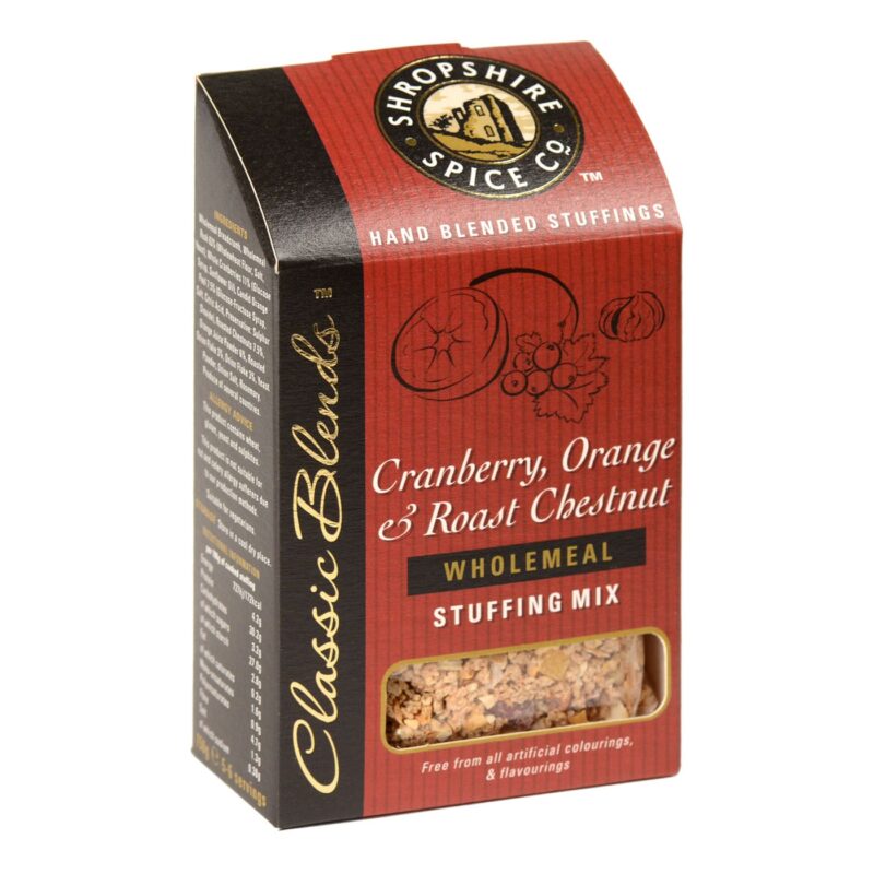 Shropshire Spice Wholemeal Cranberry Orange & Roast Chestnut Stuffing Mix