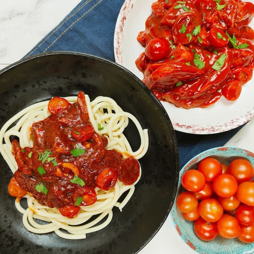 Pork Tenderloin in Spanish Style Chorizo Sauce