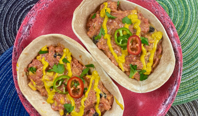 Chilli Cheese Beef Tortilla Boats