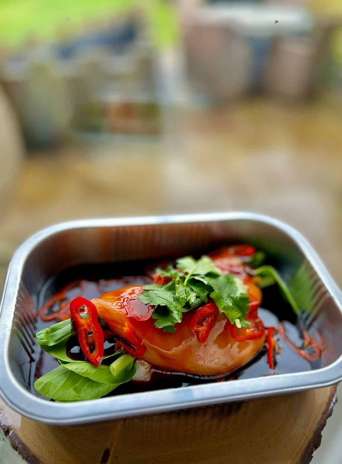 Teriyaki Stuffed Chicken Fillets