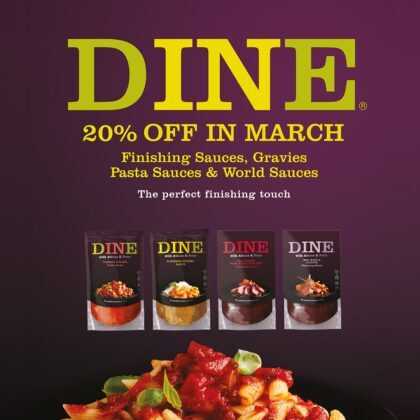 20% Off Dine In Sauces in March
