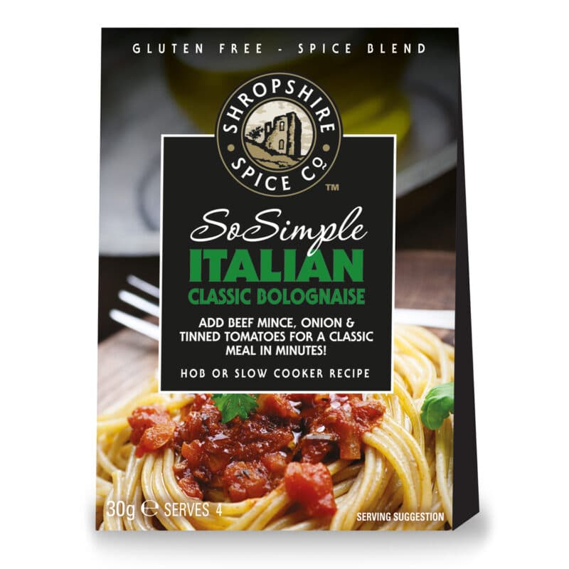 Shropshire Spice So Simple Italian Classic Bolognaise Spice Blend