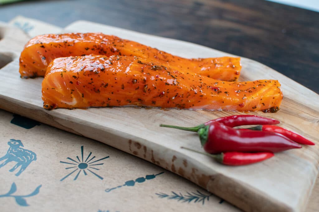 Hot Chilli & Garlic Salmon Fillets
