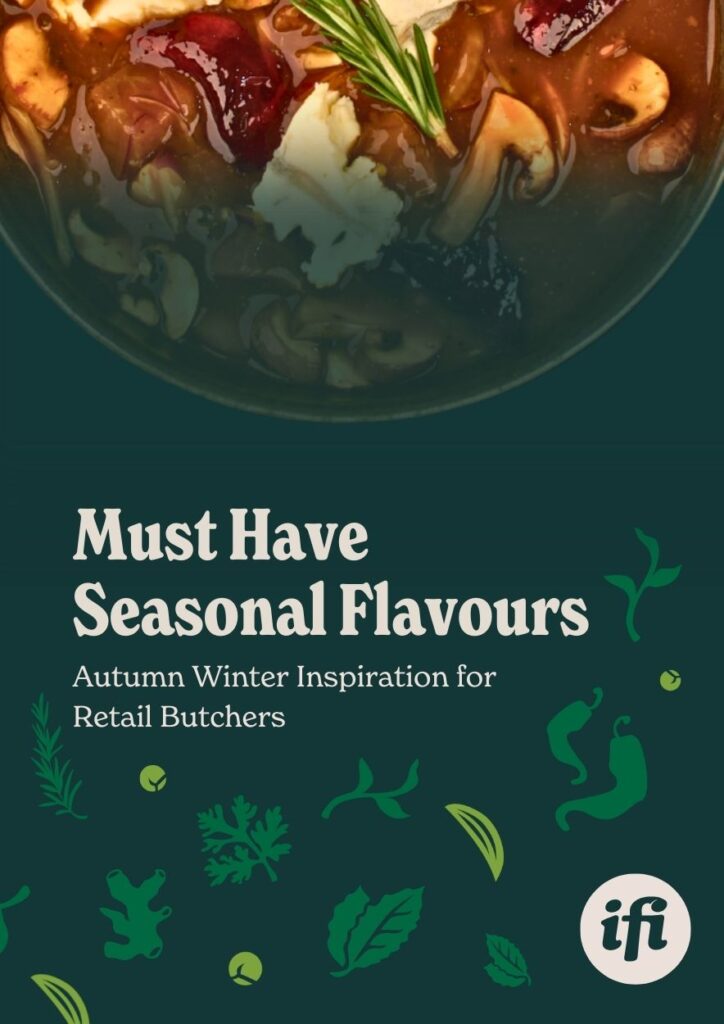 IFI Recipe Book - AW25 Must Have Seasonal Flavours - Cover