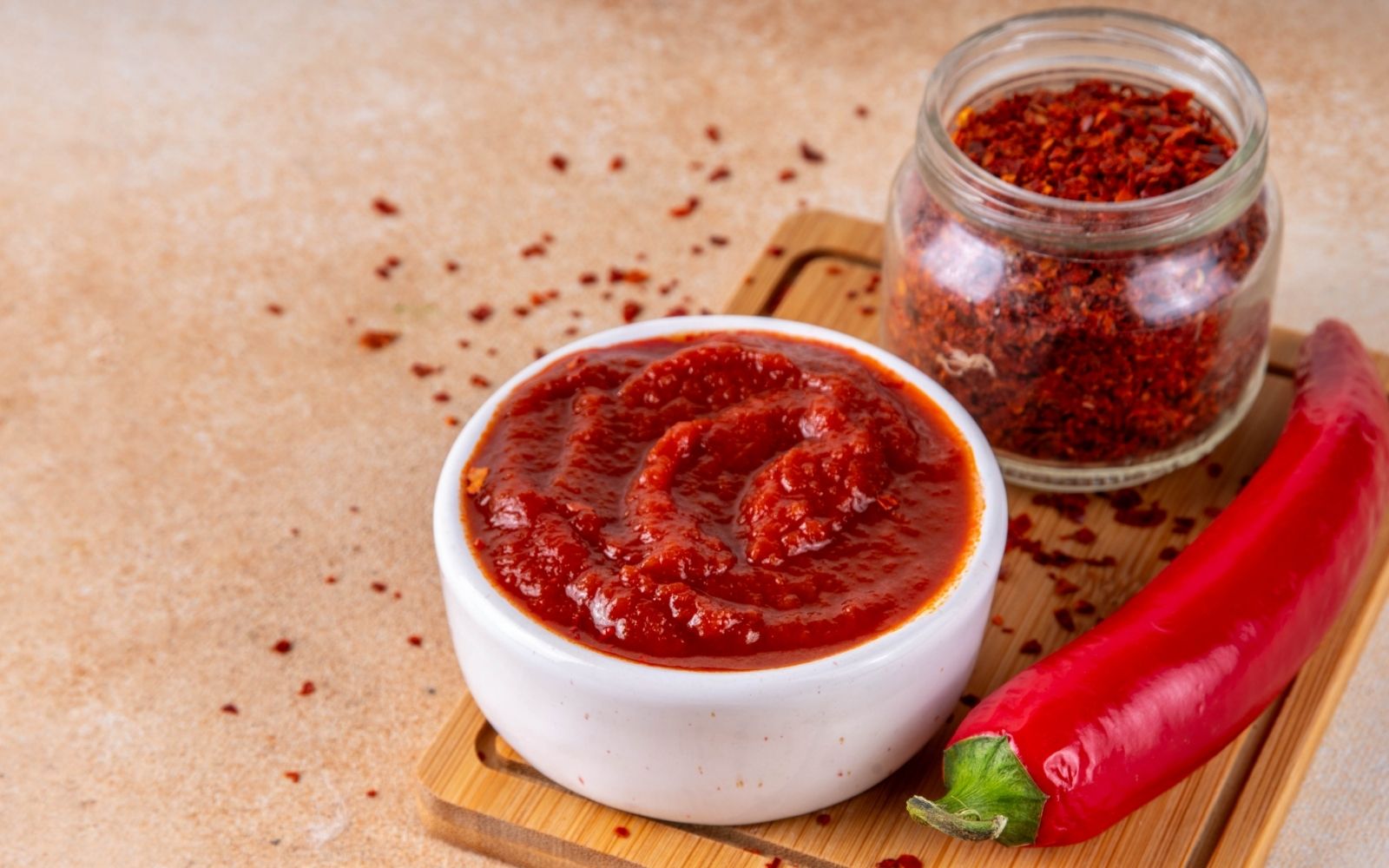 Traditional Korean fermented red chilli pepper paste