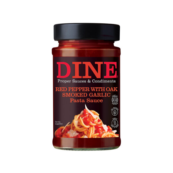 DINE Red Pepper & Oak Smoked Garlic Pasta Sauce