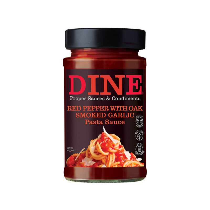 DINE Red Pepper & Oak Smoked Garlic Pasta Sauce