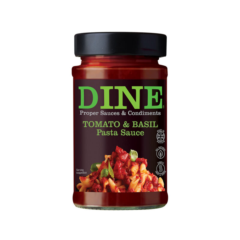 DINE Tomato & Basil Pasta Sauce