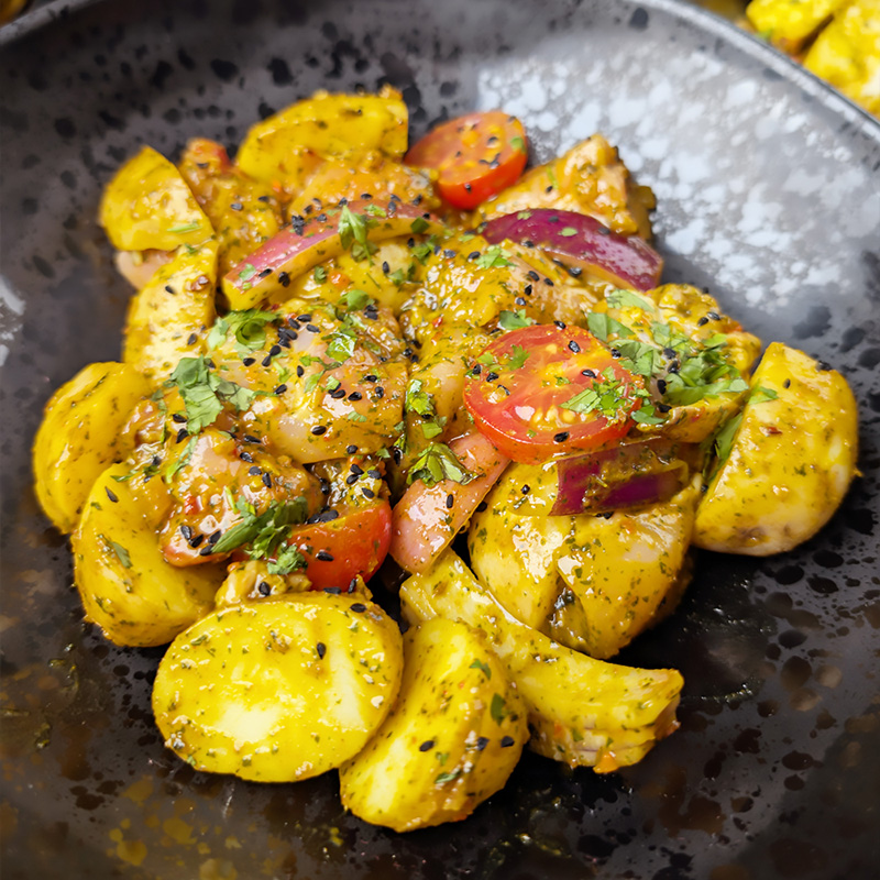 Bombay Chicken Thigh Tray Bake