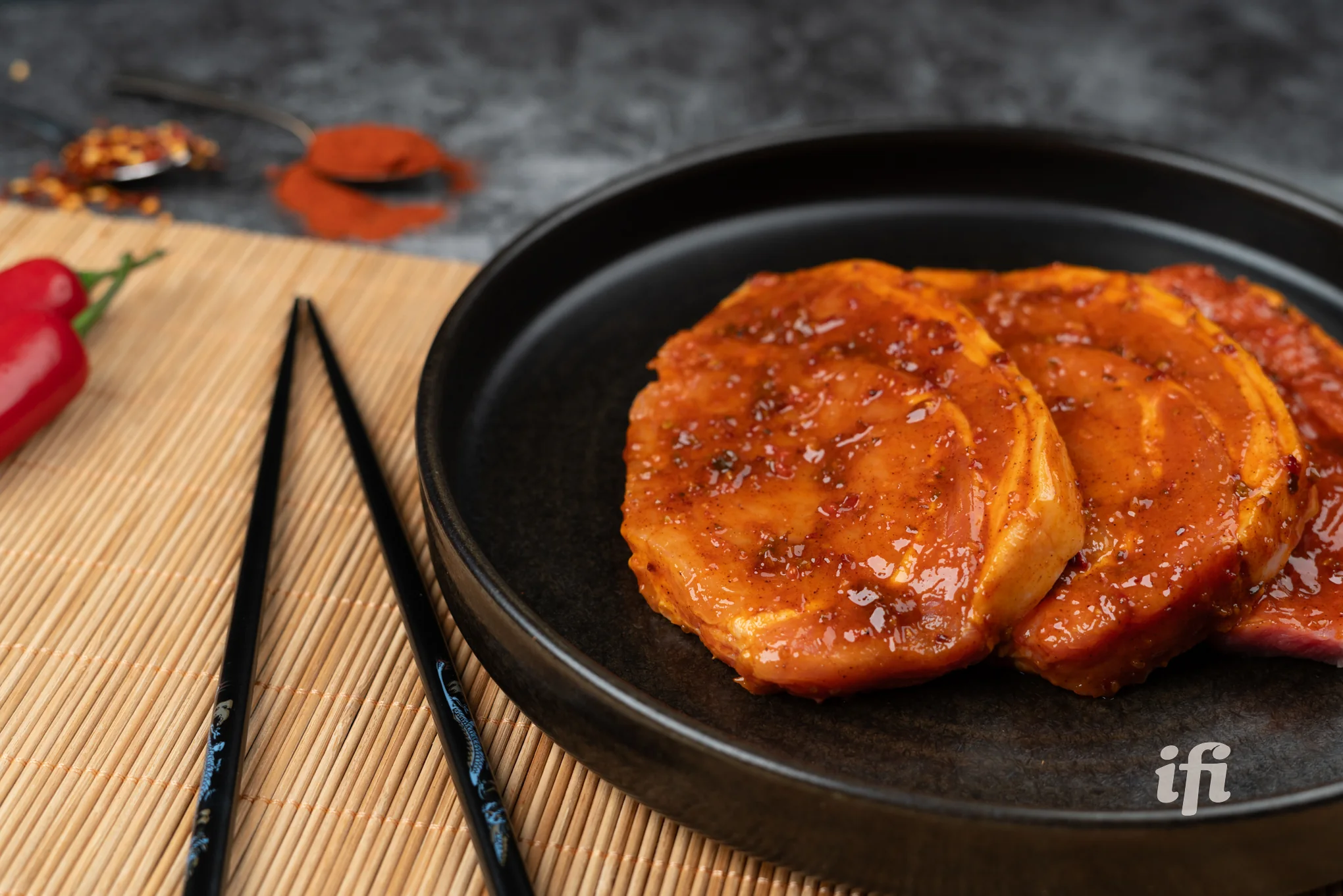 Fermented Chilli Pork Steaks