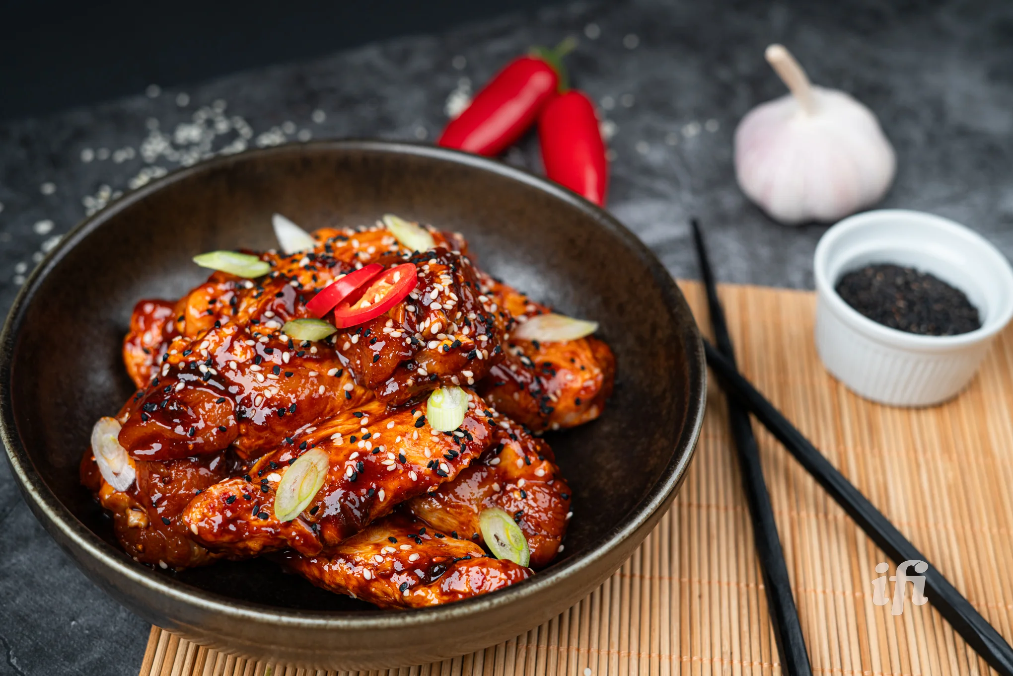 Korean Street-Style Spiced Chicken Wings