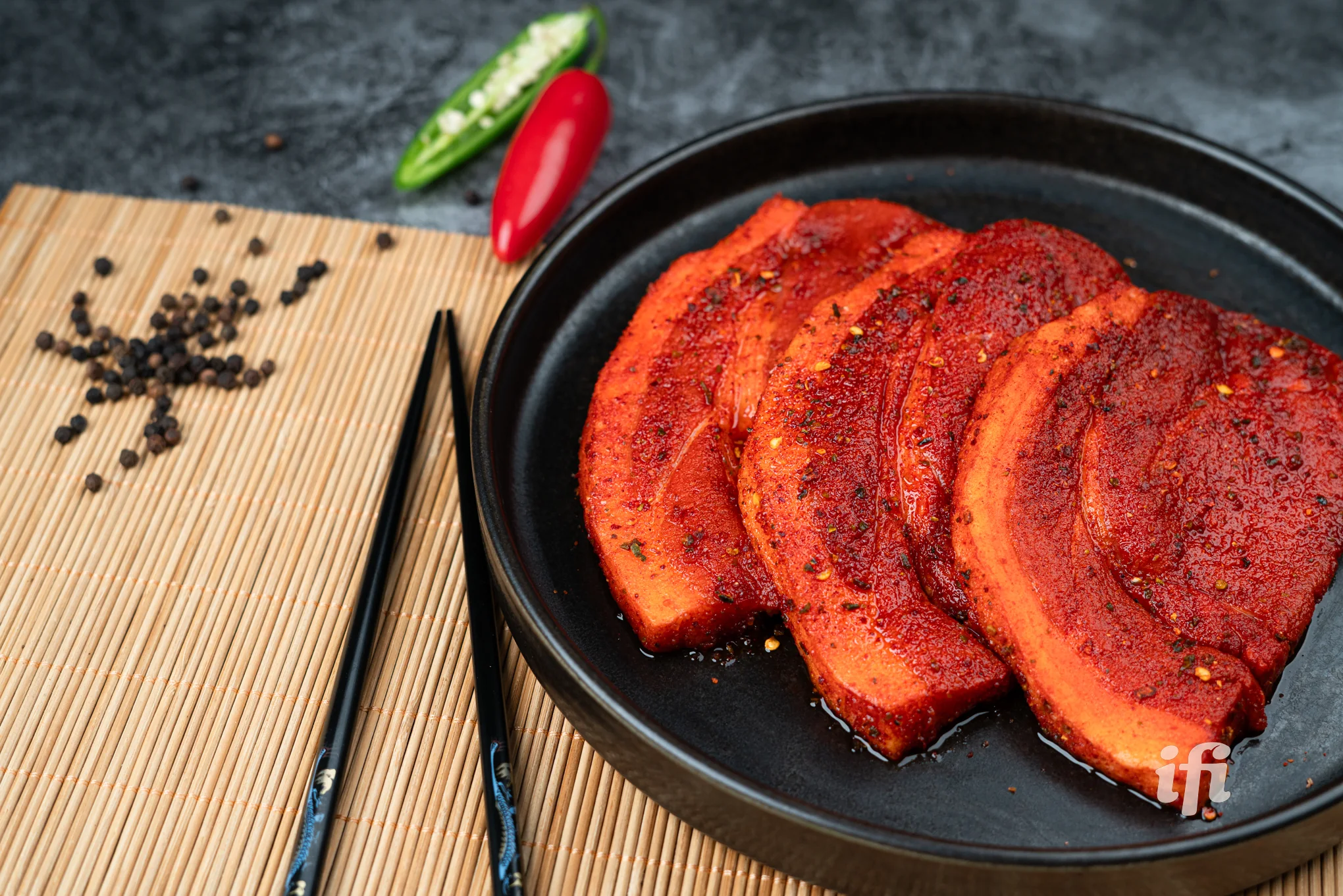Wok-Fired Szechuan Pork Loin Steaks
