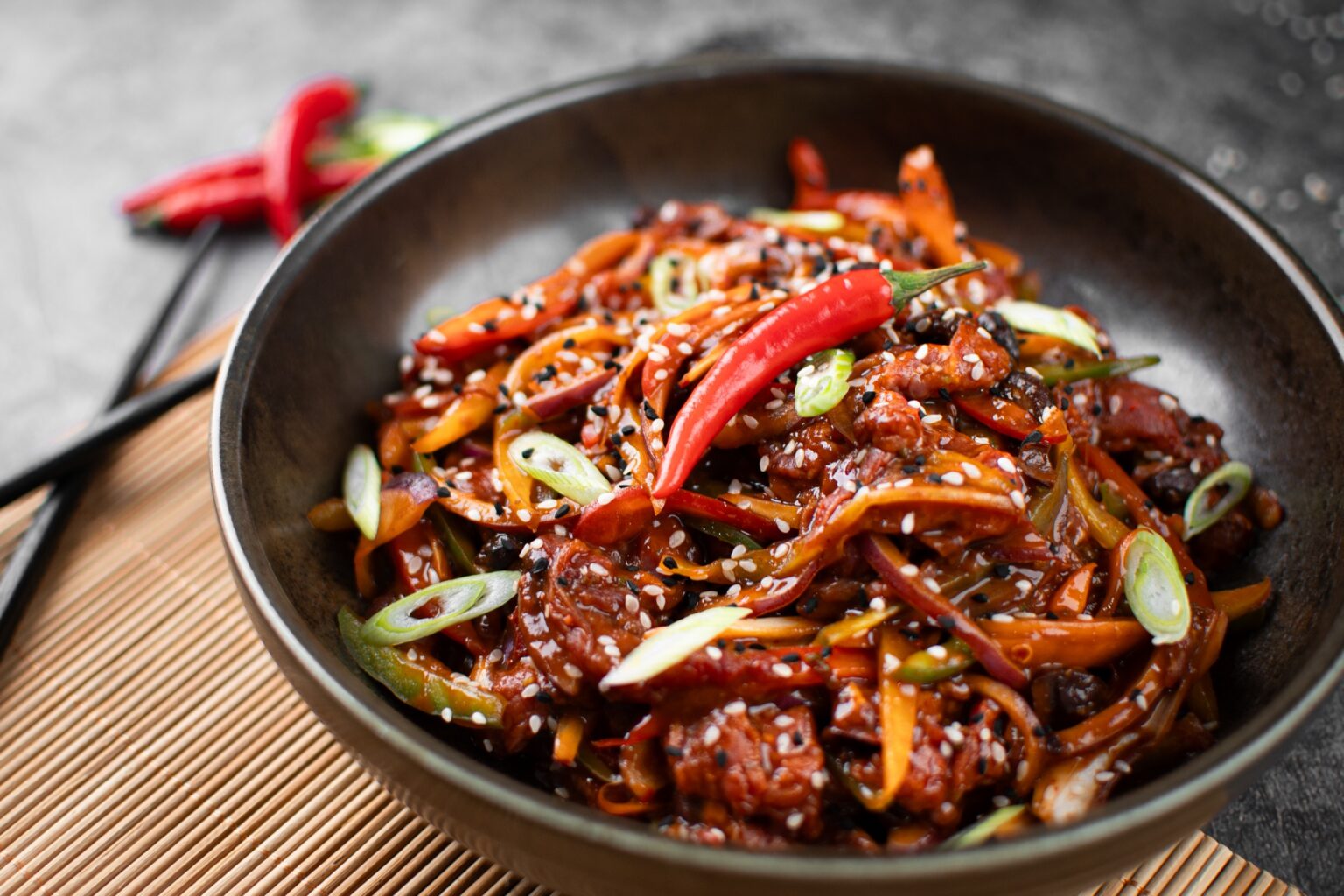 Black Bean Beef Stir-Fry