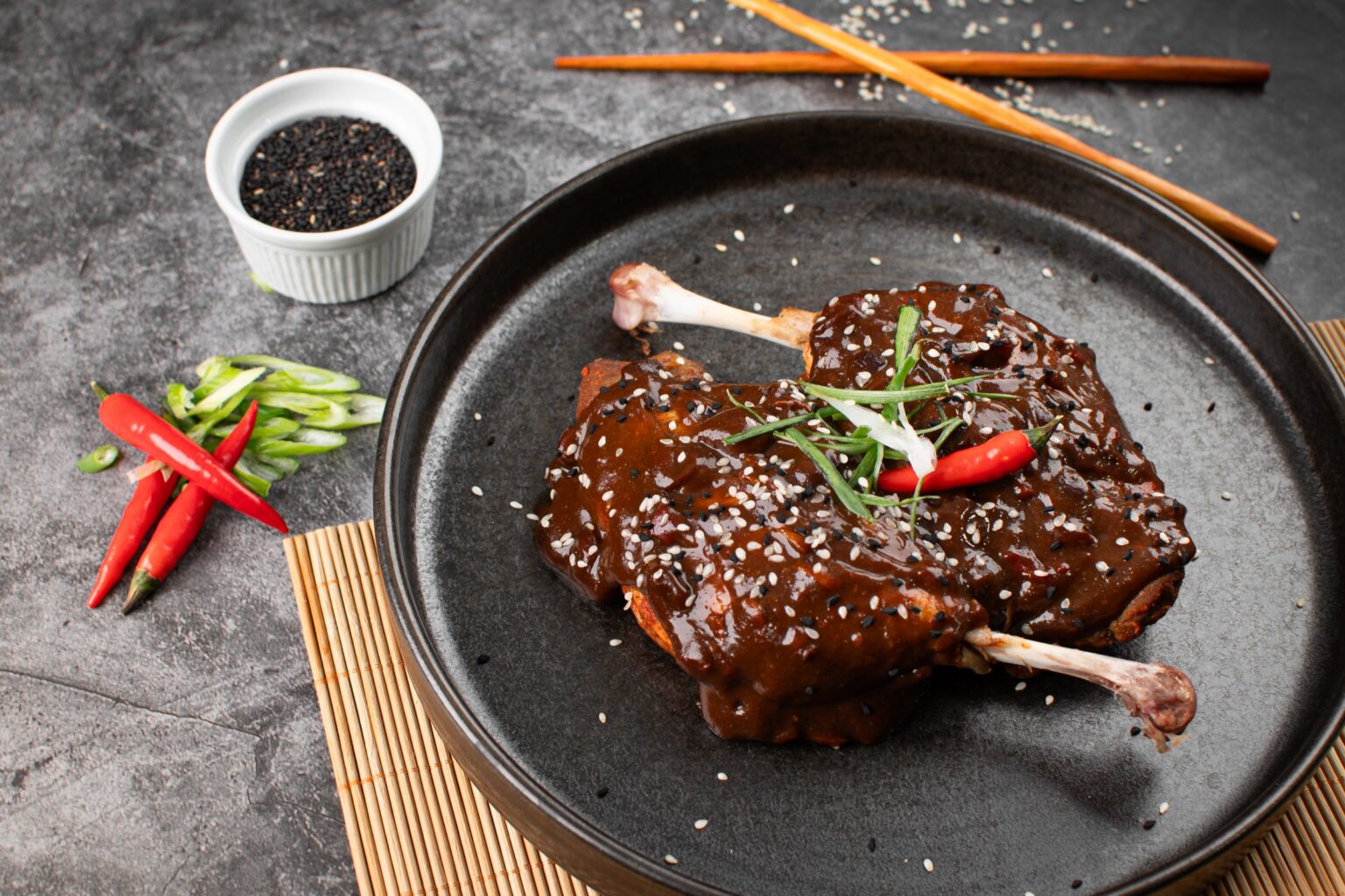 Black Bean Duck Legs