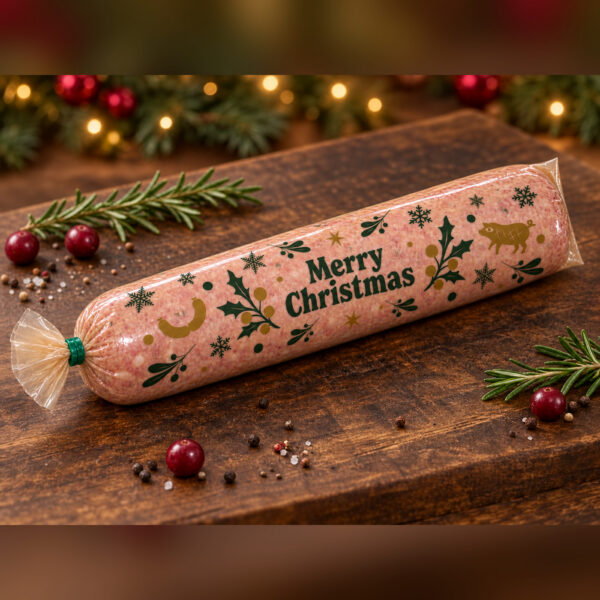 Christmas Sausage Meat Sleeves (1 lb)